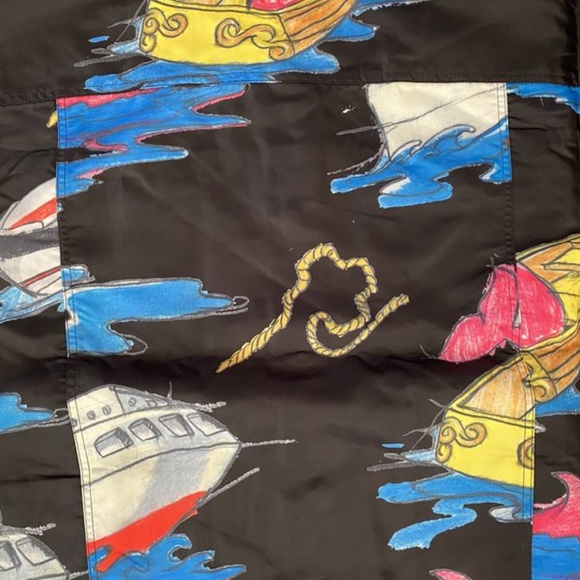 PINK DOLPHIN RARE SAIL AWAY JACKET LIGHT COAT SiZE MENS MEDIUM BLACK NWT NEW !!! - Picture 4 of 8